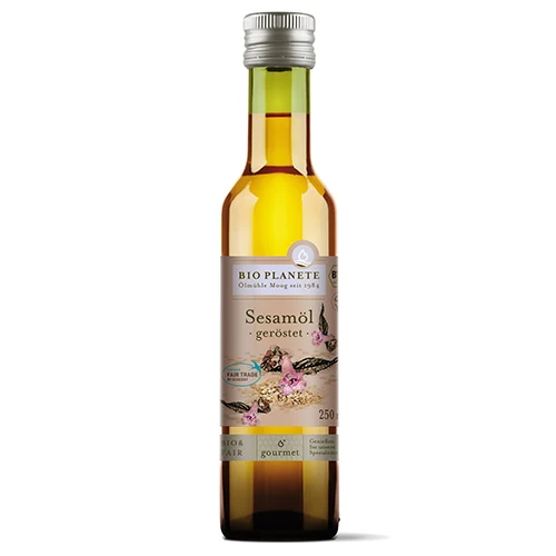 BioPlanète Rostad Sesamolja Ekologisk | 250 ml