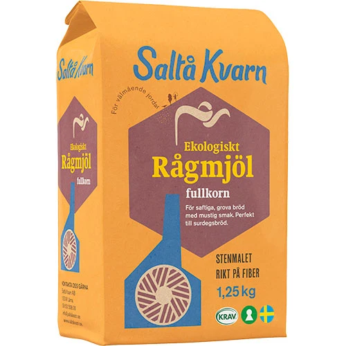 Saltå kvarn Rågmjöl Ekologisk Saltå Kvarn | 1250 g