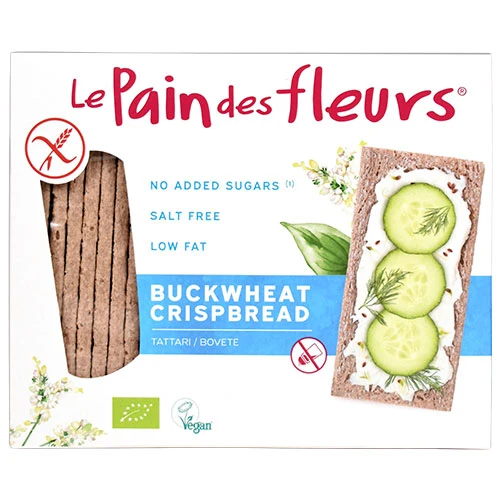 Le pain des fleurs Knäckebröd Bovete Glutenfritt Ekologisk | 150 g