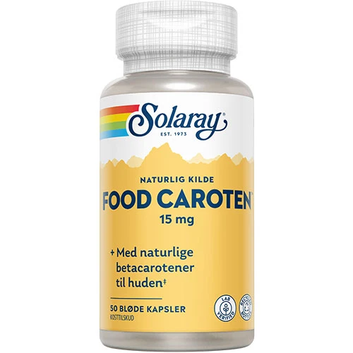 Solaray Betakaroten 15 mg | 50 kapslar