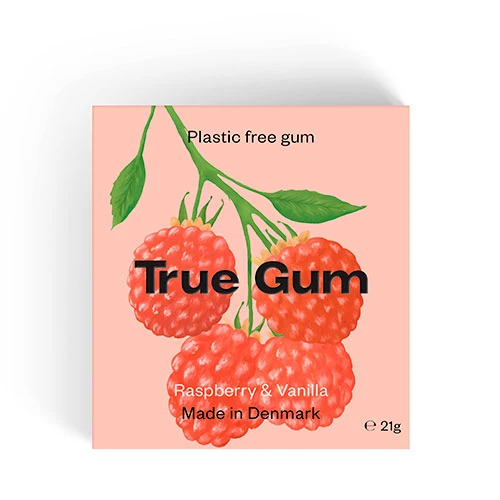 True Gum Tyggegummi | Hallon & Vanilj