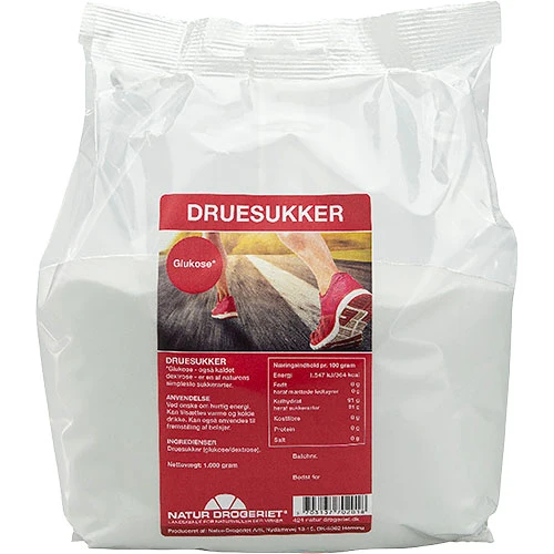 Natur-Drogeriet Druvsocker Rent Pulver (Dextros/Glukos) | 1 kg
