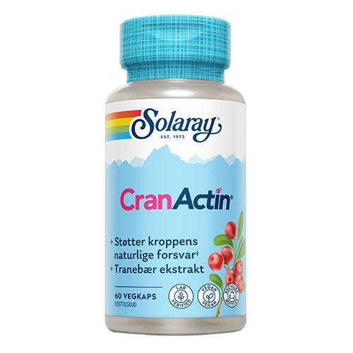Solaray CranActin Tranbärsextrakt | 60 kapslar