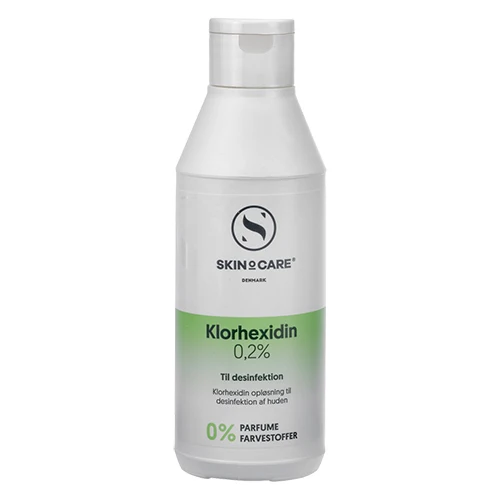 SkinOcare 0,2% Klorhexidin Sårtvätt Desinfektionsmedel | 250 ml