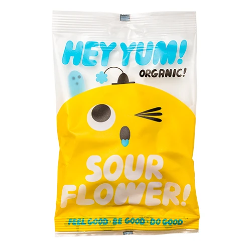 Hey Yum Sour Flower Sura Vingummin | 100 g