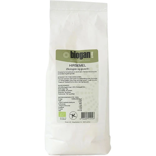 Biogan Hirsemjöl Glutenfri Ekologisk | 1 kg