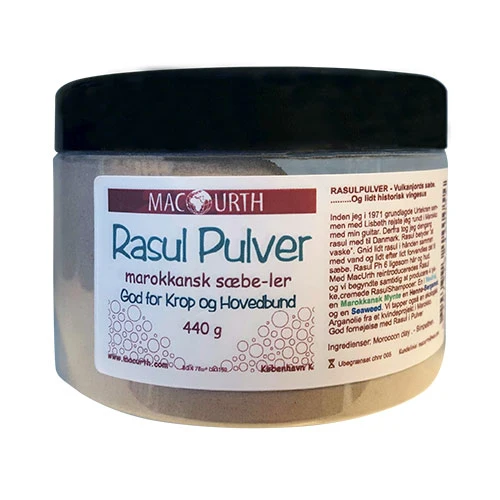 MacUrth Rasul Pulver Marockansk Lera-tvål | 440 g