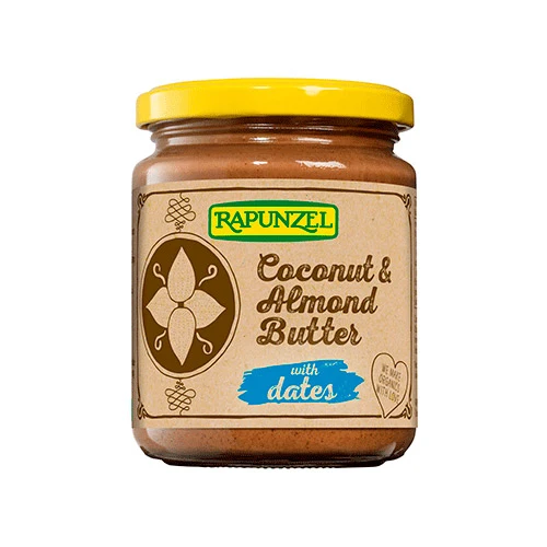 Rapunzel Kokos-och Mandelsmør med dadlar Ekologisk | 250 g
