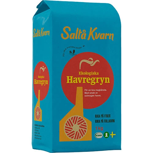 Saltå kvarn Havregryn Grov Ekologisk Saltå Kvarn | 1 kg
