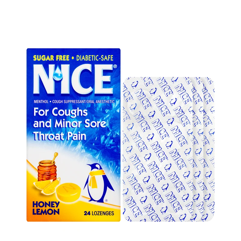 Nice Honey And Lemon 24 Lozengers