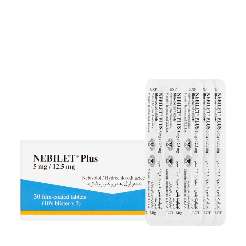 Nebilet Plus 5 Mg / 12.5 Mg 30 Tablets