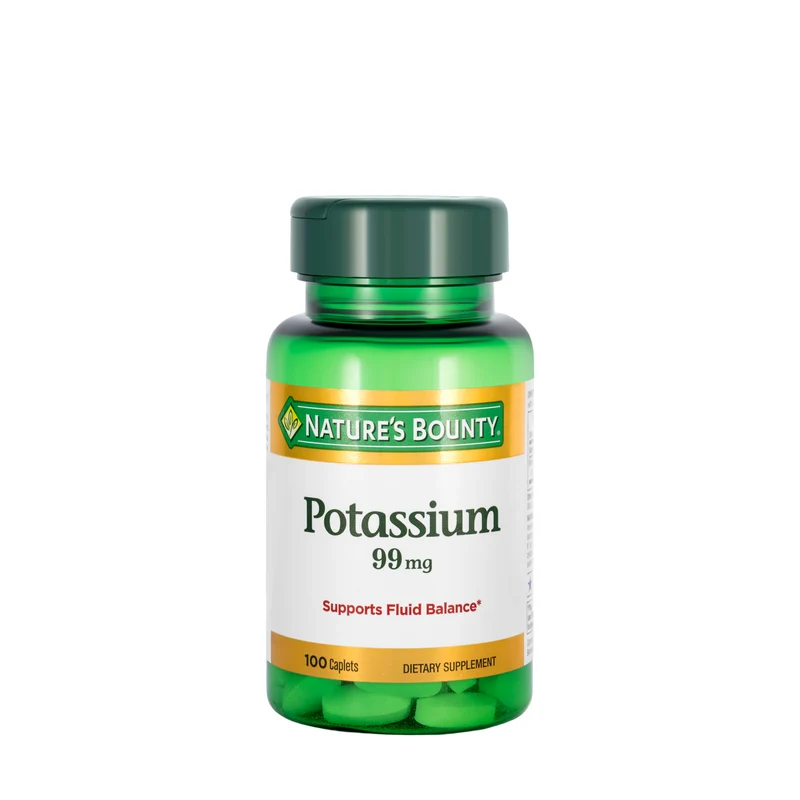 Nature's Bounty Potassium 99mg 100 Caplets