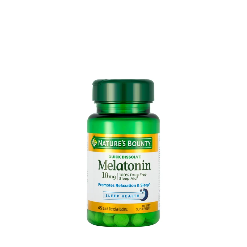 Nature's Bounty Melatonin 10mg 45 Dissolve Tablets