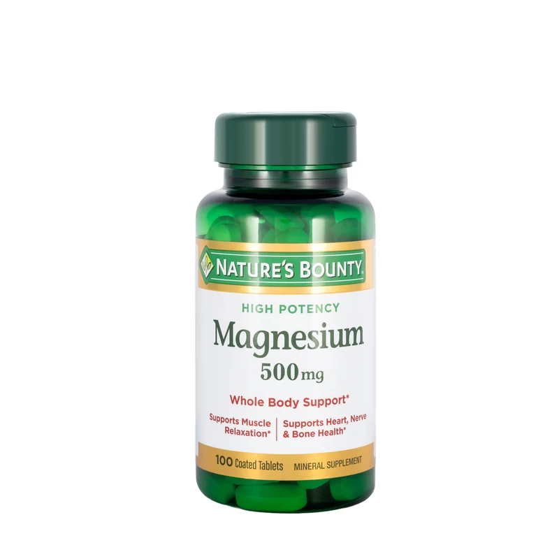 Nature's Bounty Magnesium 500mg 100 Tablet