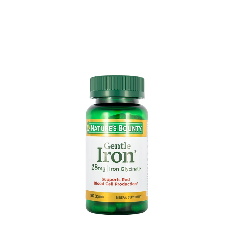 Nature's Bounty Gentle Iron 28mg 90 Capsule