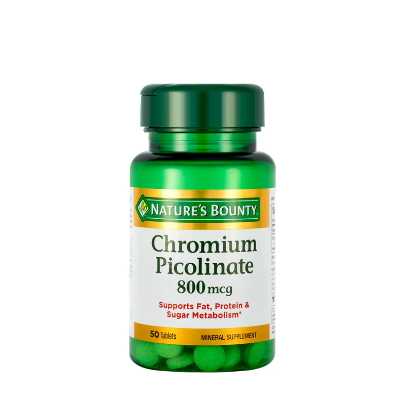 Nature's Bounty Chromium Picolinate 800mcg 50Tablets