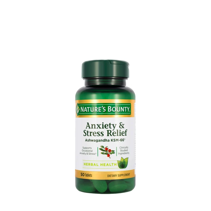 Nature's Bounty Anxiety & Stress Relief 50 Tablet