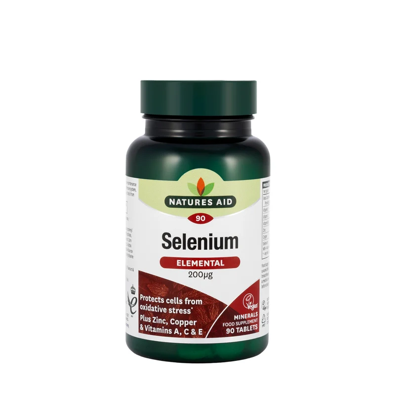 Natures Aid Selenium Elemental 200mcg 90 Tablet