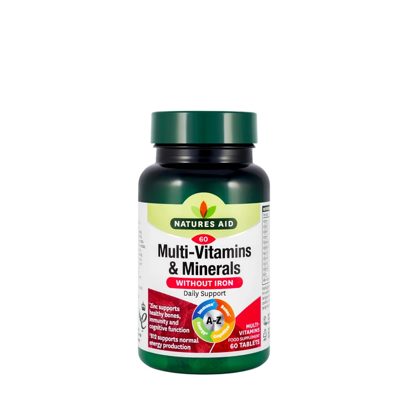Natures Aid Multi-Vitamins & Minerals Complete 60 Tablet