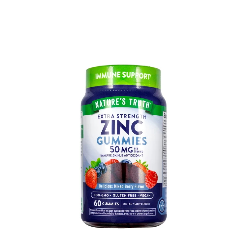 Nature’s Truth Zinc 50mg Gummies 60 gummies
