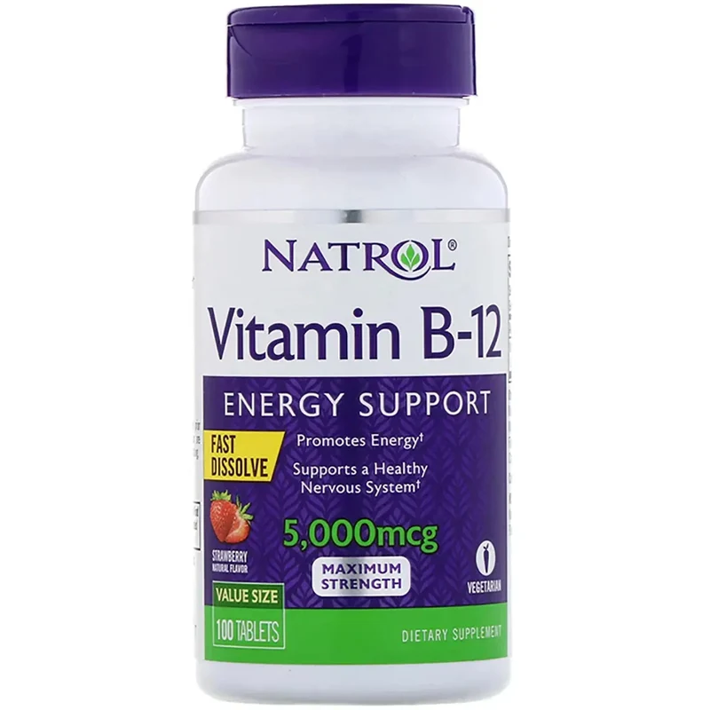 Natrol Vitamin B-12 5000mcg 100 Fast Dissolve Tablet