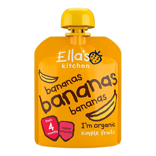 Ellas Kitchen Babymos 4 mån+ Banan Ekologisk | 70 g