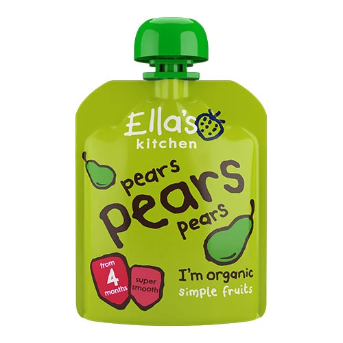 Ellas Kitchen Babymos 4 mån+ Päron Ekologisk | 70 g