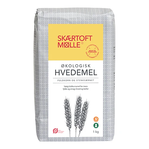 Skærtoft mølle Vetemjöl Fullkorns Ekologisk | 1 kg
