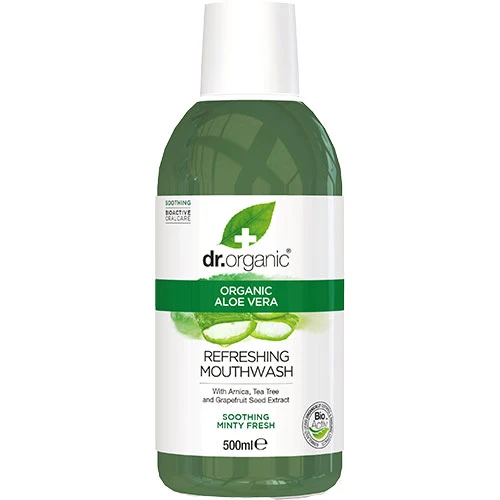 Dr. Organic Munskölj Aloe Vera | 500 ml