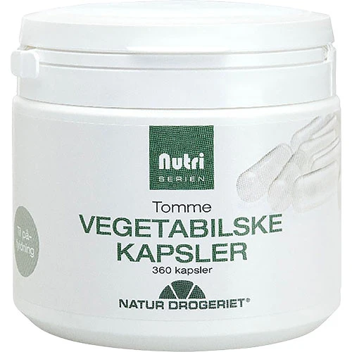 Natur-Drogeriet Vegetabiliska Kapslar Tomma | 360 Kapslar