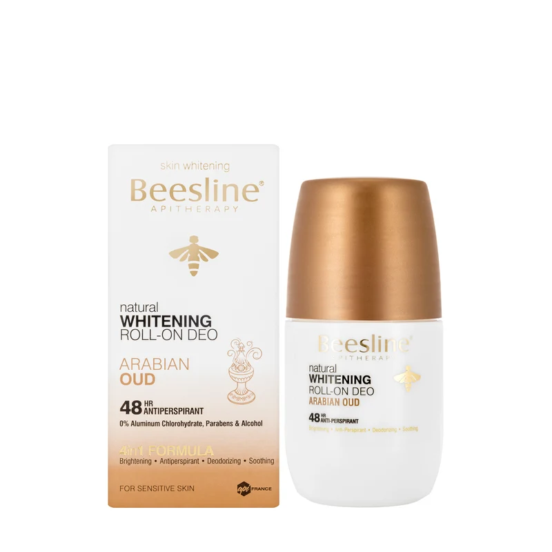 Beesline 48 Hours Natural Whitening Roll-On Deo Arabian Oud 50 Ml
