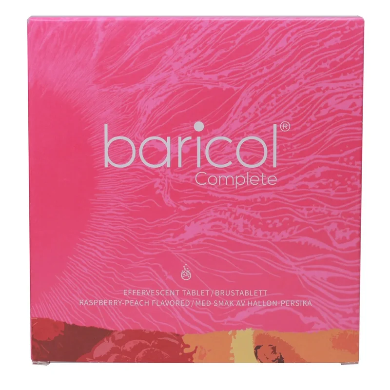 Baricol Complete Raspberry-Peach 60 Effervescent Tablet
