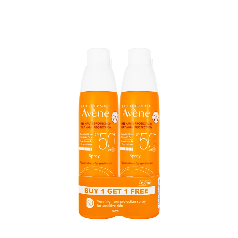 Avène SPF 50+ Very High Protection Spray 200 Ml 1+1 Offer Pack