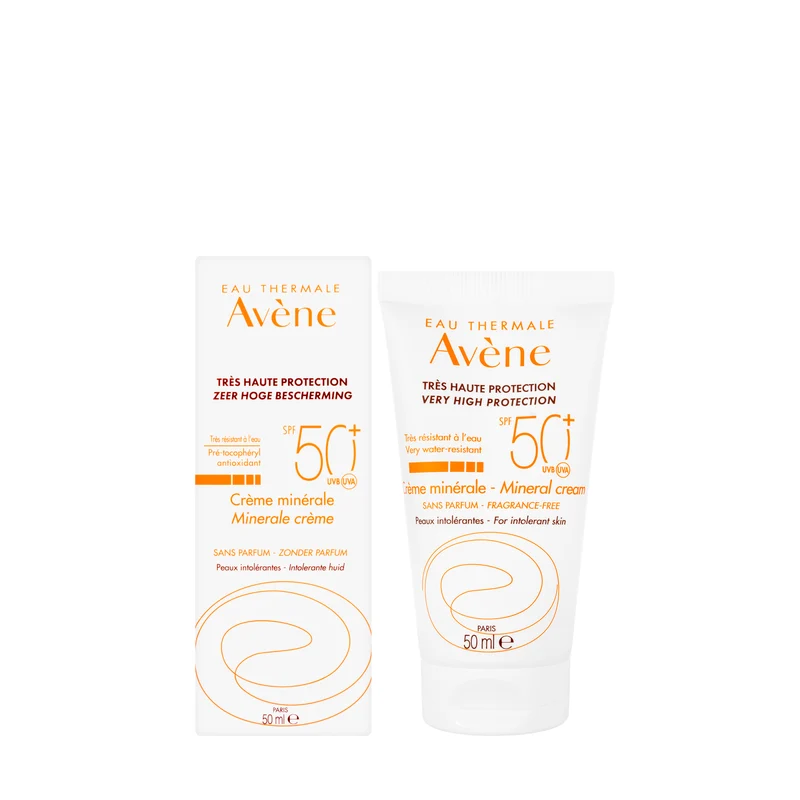 Avène SPF 50+ Very High Protection Mineral Cream 50 Ml