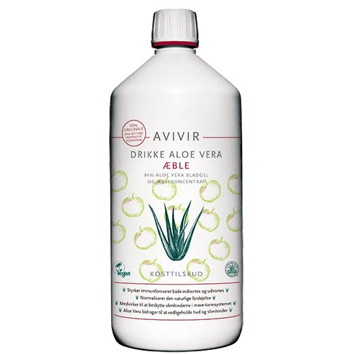 Avivir Dryck Aloe Vera Äpple | 1 liter