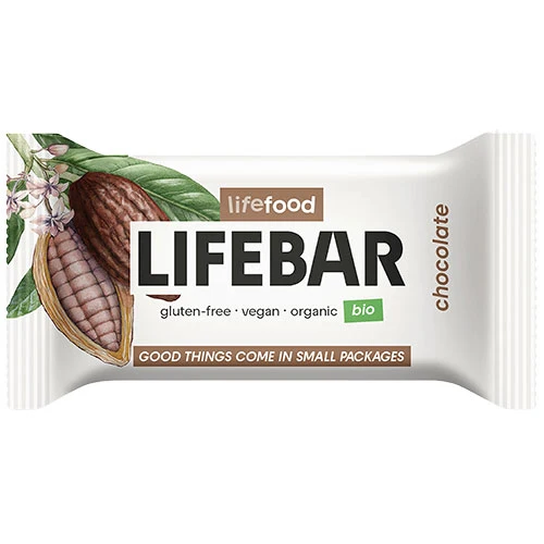 Lifefood LifeBar Mini Ekologisk Glutenfri | Rå Choklad