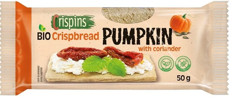 Kürbis-Knäckebrot mit Koriander GLOSS. BIO 50 g