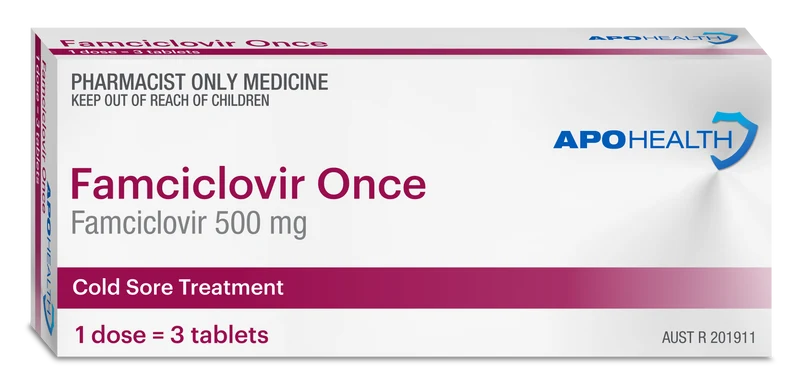 Apohealth Famciclovir Once 500 mg 3 Pack