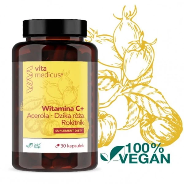 Vita medicus Vitamin C+ Acerola Wildrose Rokitn