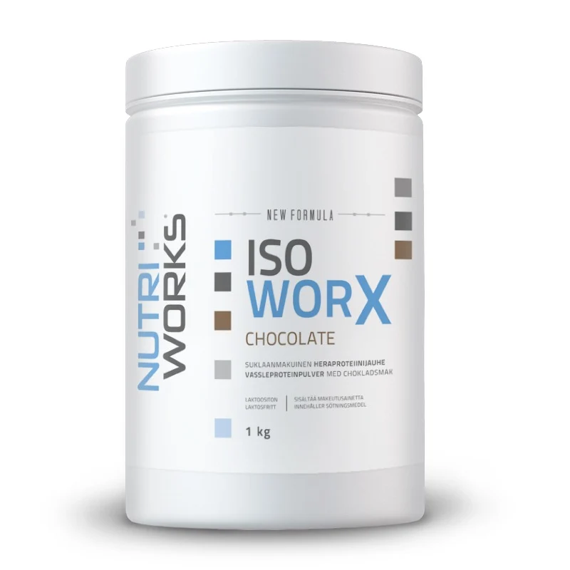 Iso Worx, lactose free, 1000g, suklaa