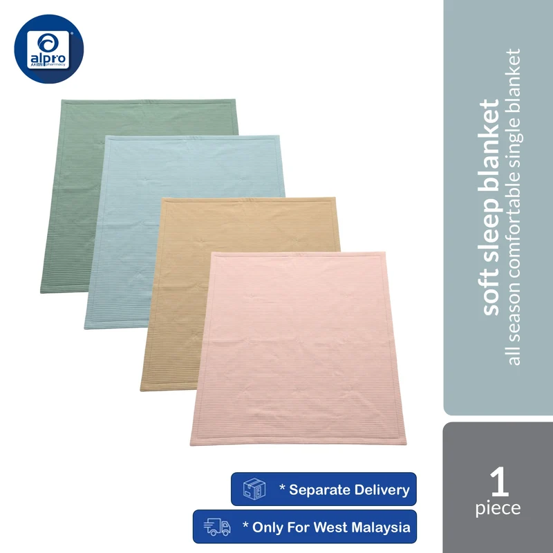 BION Negative Ion Soft Sleep Blanket 1 Piece | Breathable & Comfortable Blanket for Restful Sleep