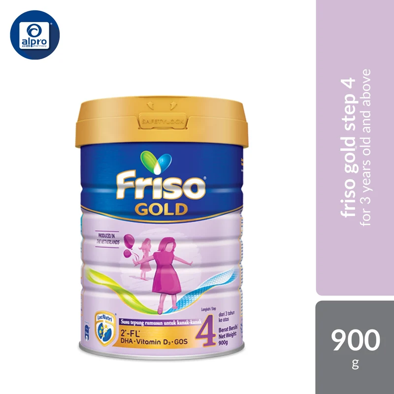Friso Gold Step 4 900g (New) | For 3 Years Old And Above