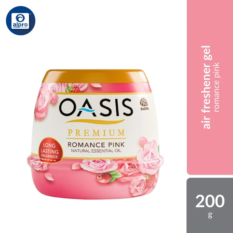 Oasis Premium Air Freshener 200g (Romance Pink/Café Bloom/Berry Wave)