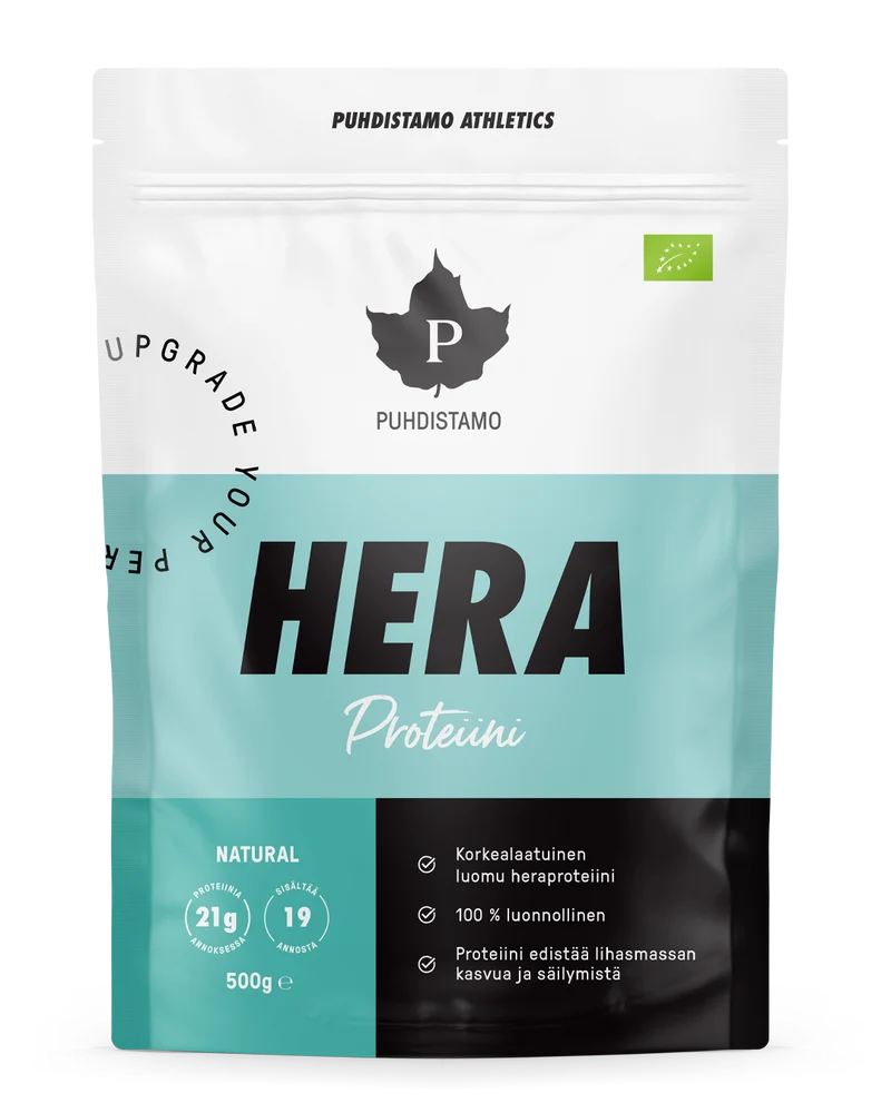 Athletics vassleprotein, naturell, 500 g