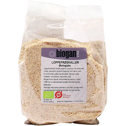 Biogan Loppfröskal Psyllium Ekologisk Glutenfri | 200 g