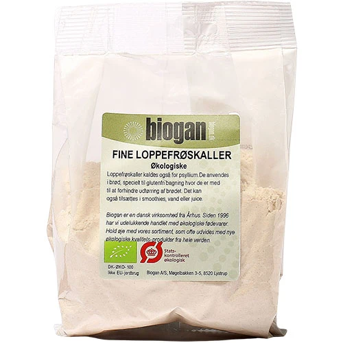 Biogan Loppfröskal Finmalt Ekologisk | 200 g