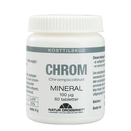 Natur-Drogeriet Maxi Chrom Tabletter 100 Ug | 60 tabletter