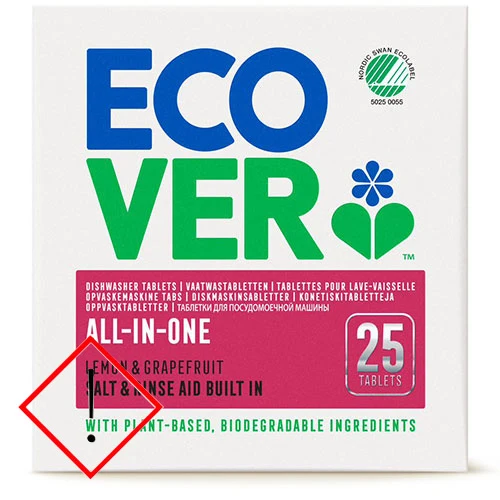 Ecover Maskindiskmedel All in One | 25 tabletter