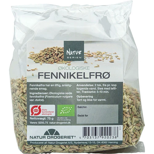 Natur-Drogeriet Fänkål Hela Frön Ekologisk | 75 g