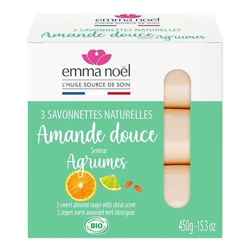 Emma Noël Mandel Tvålar 3 X 150 G | 450 g
